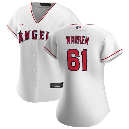 Austin Warren Los Angeles Angels Nike Women's Home Replica Jersey - White