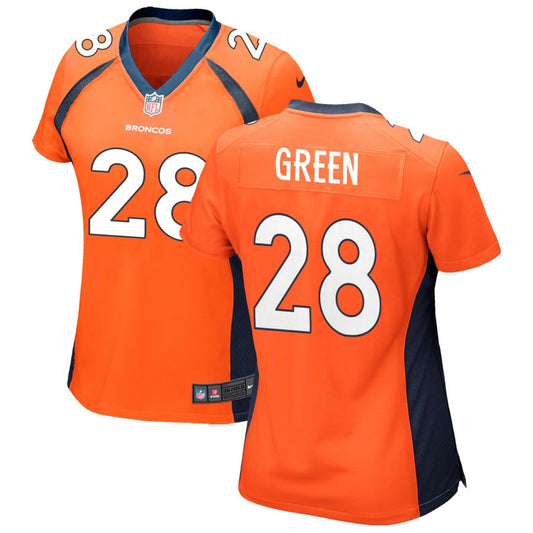 Art Green Denver Broncos Nike Women's Game Jersey - Orange