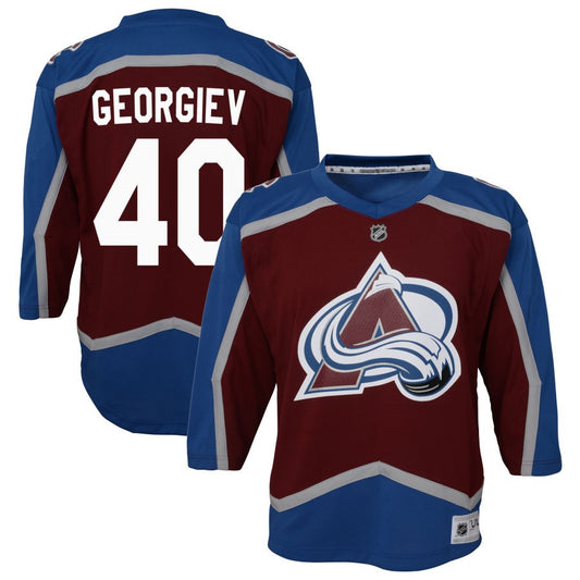 Alexandar Georgiev Colorado Avalanche Youth Home Replica Jersey - Burgundy