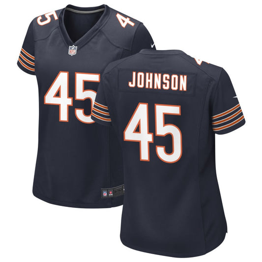 Buddy Johnson Chicago Bears Nike Women's Game Jersey - Navy