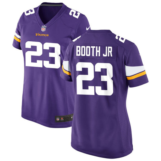 Andrew Booth Jr Minnesota Vikings Nike Women's Game Jersey - Purple