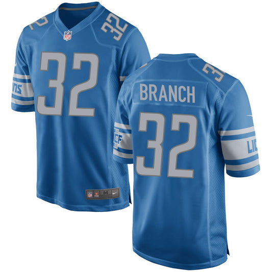 Brian Branch Detroit Lions Nike Game Jersey - Blue