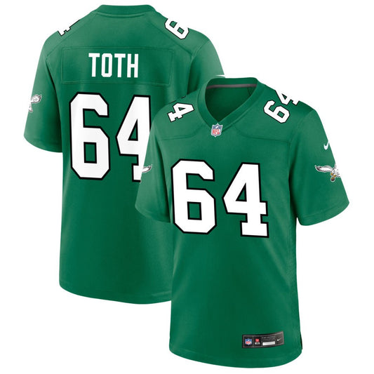 Brett Toth Philadelphia Eagles Nike Alternate Game Jersey - Kelly Green