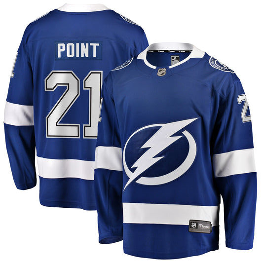 Brayden Point Tampa Bay Lightning Fanatics Branded Home Premier Breakaway Player Jersey - Blue