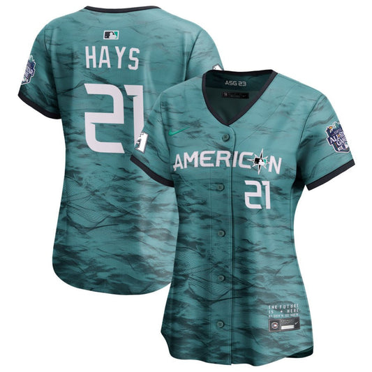 Austin Hays  American League Nike Women's 2023 MLB All-Star Game Pick-A-Player Limited Jersey - Teal