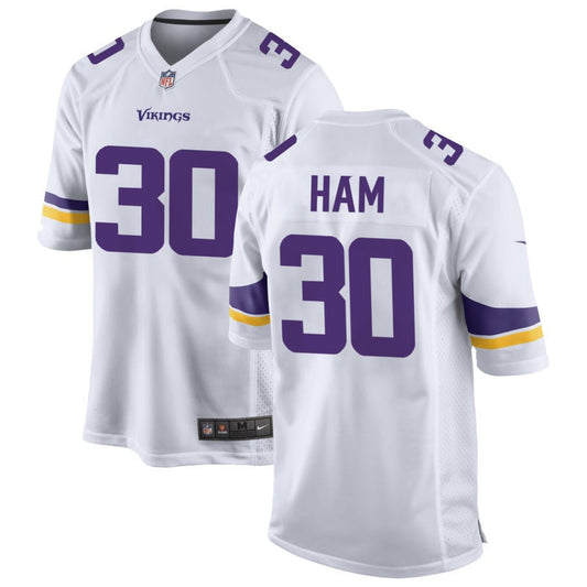 C.J. Ham Minnesota Vikings Nike Game Jersey - White