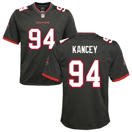 Calijah Kancey Tampa Bay Buccaneers Nike Youth Alternate Game Jersey - Pewter