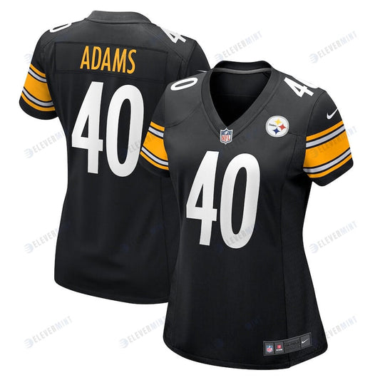 Andrew Adams 40 Pittsburgh Steelers Women's Game Jersey - Black