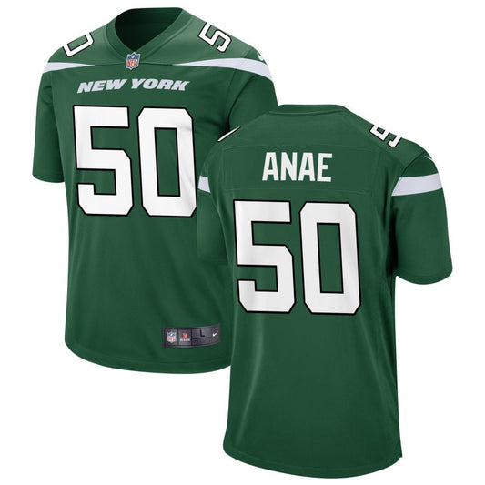 Bradlee Anae New York Jets Nike Youth Game Jersey - Gotham Green