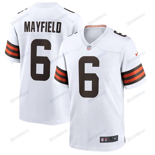 Baker Mayfield 6 Cleveland Browns Men's Game Jersey - White