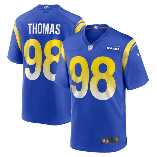 Brayden Thomas Los Angeles Rams Nike Game Player Jersey - Royal