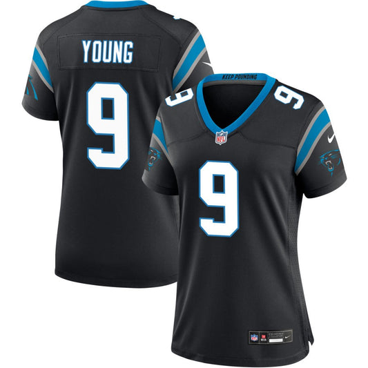 Bryce Young Carolina Panthers Nike Women's Game Jersey - Black