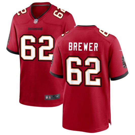 C.J. Brewer Nike Tampa Bay Buccaneers Youth Game Jersey - Red