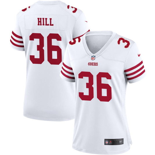 Brian Hill San Francisco 49ers Nike Women's Game Jersey - White