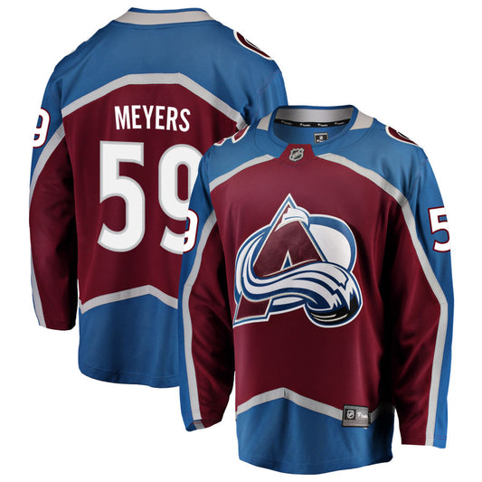 Ben Meyers Colorado Avalanche Fanatics Branded Home Breakaway Jersey - Maroon