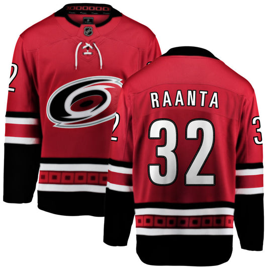 Antti Raanta Carolina Hurricanes Fanatics Branded Home Breakaway Jersey - Red