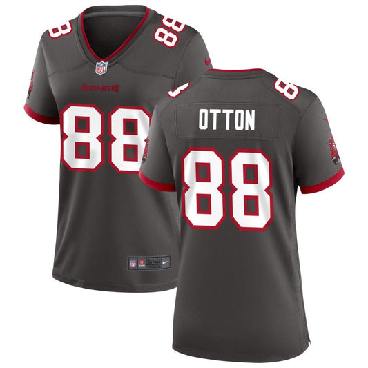 Cade Otton Tampa Bay Buccaneers Nike Women's Alternate Game Jersey - Pewter