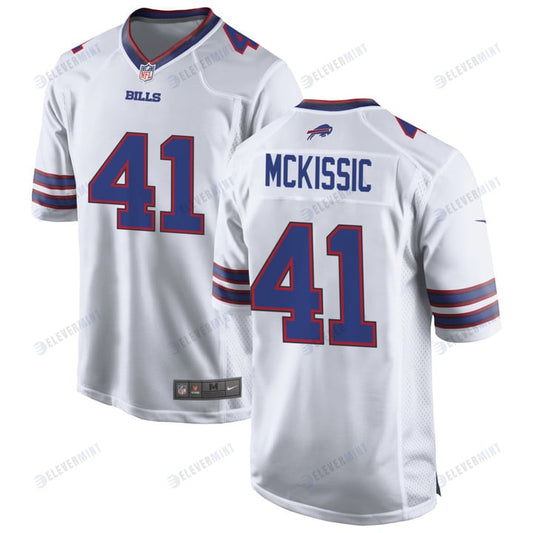 Buffalo Bills J.D. McKissic 41 Game Jersey - White Jersey