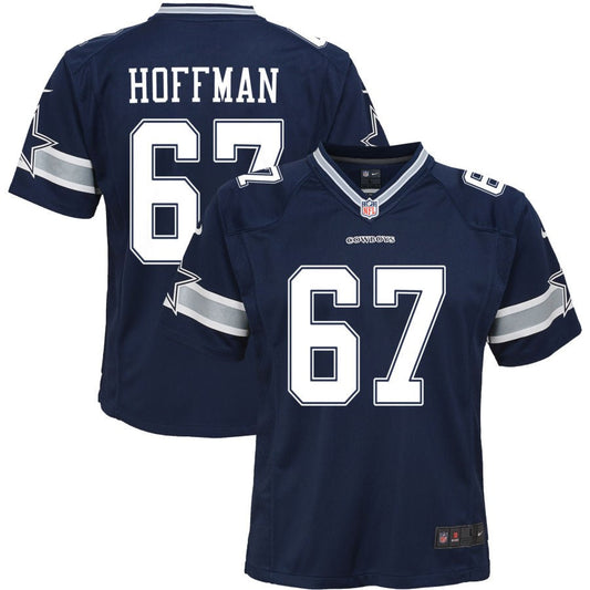 Brock Hoffman Dallas Cowboys Nike Youth Game Jersey - Navy