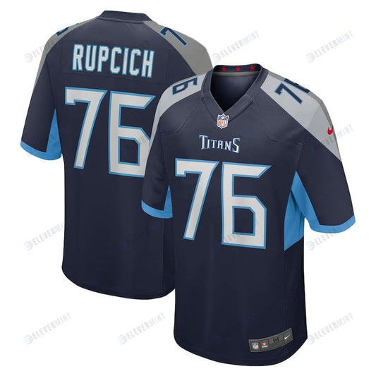 Andrew Rupcich Tennessee Titans Game Player Jersey - Navy