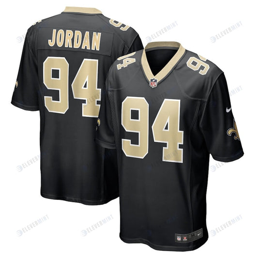 Cameron Jordan 94 New Orleans Saints Men Team Game Jersey - Black